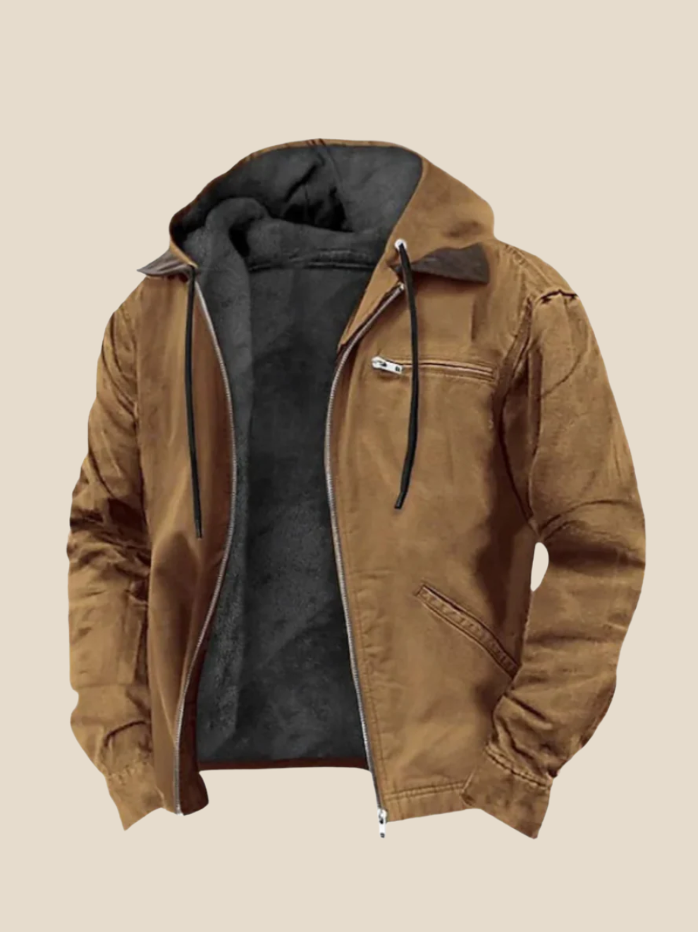 Johan | Foret jakke med hætte