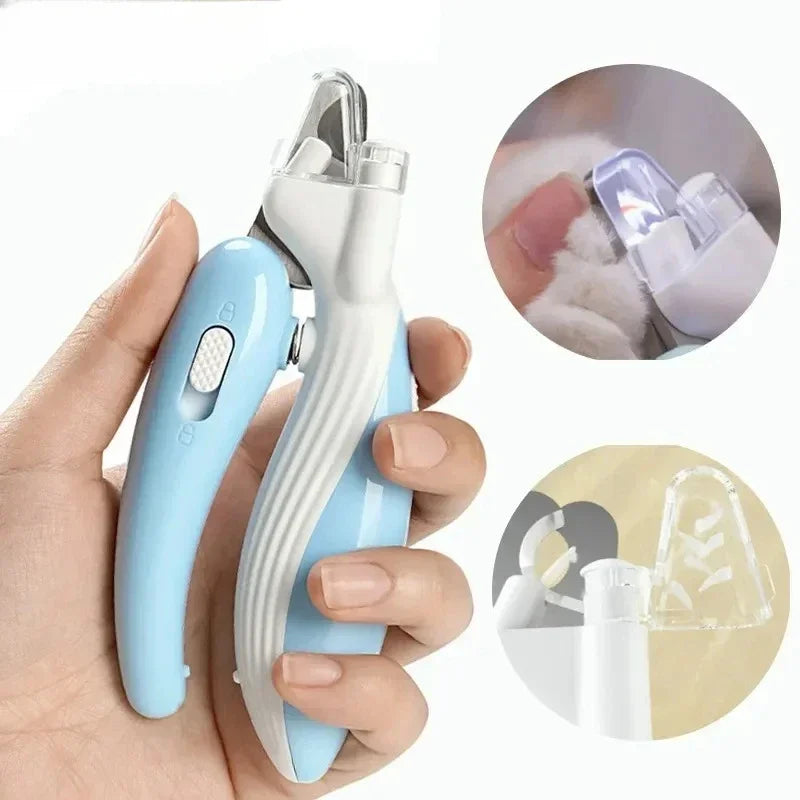 Professional Pet Nail Clippers with Led Light Pet Claw Grooming