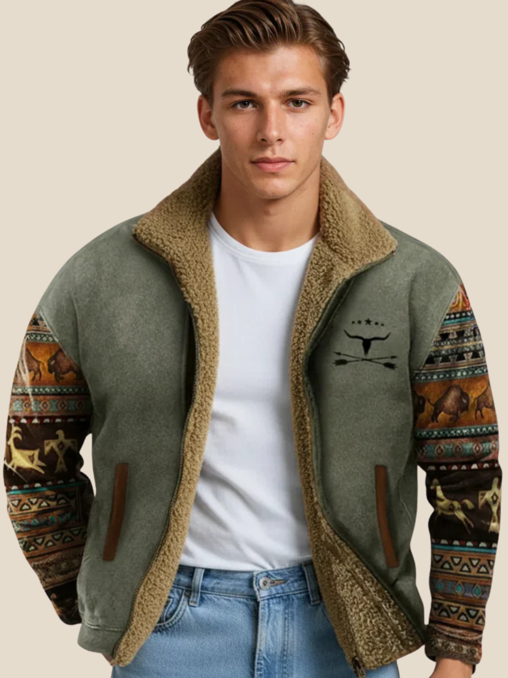 Bjarke | Jakke med etnoærmer